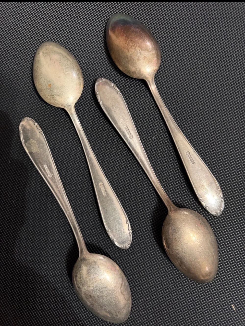 Vintage BMF 90 German Silver Plated Serving Spoon -Medium 1950’s -set of 4